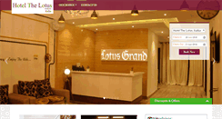 Desktop Screenshot of hotelthelotus.com